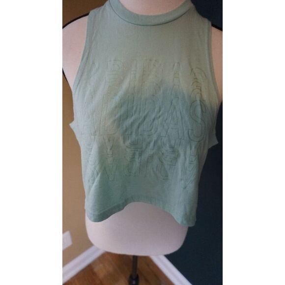 adidas The Go-To Performance Tee Sleeveless Training Tank Crop Top - Size M - Picture 1 of 11
